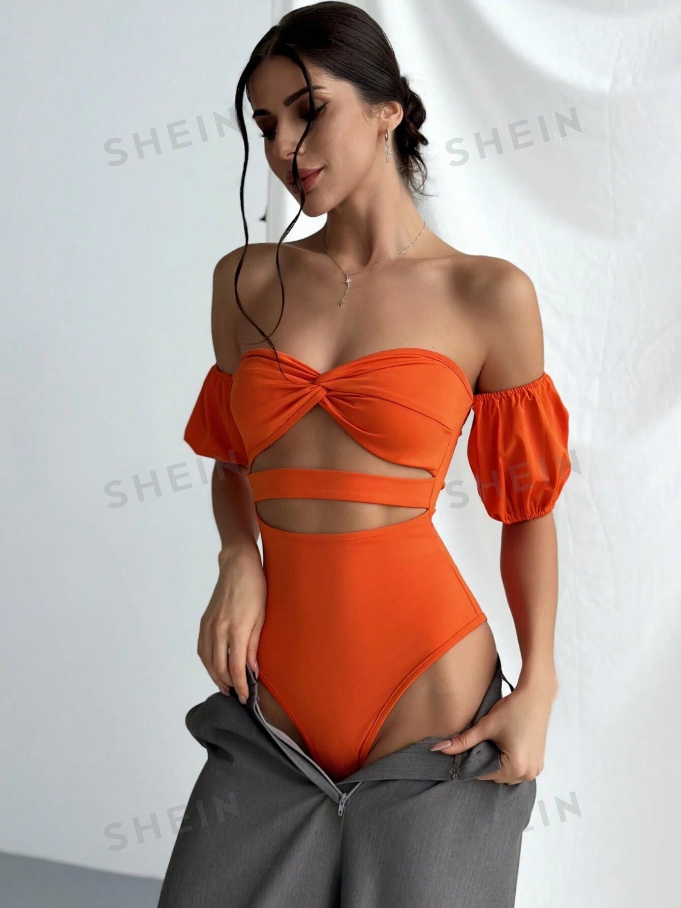 17864 1a-150 Bodysuit De Corte Entallado 1 Pza
