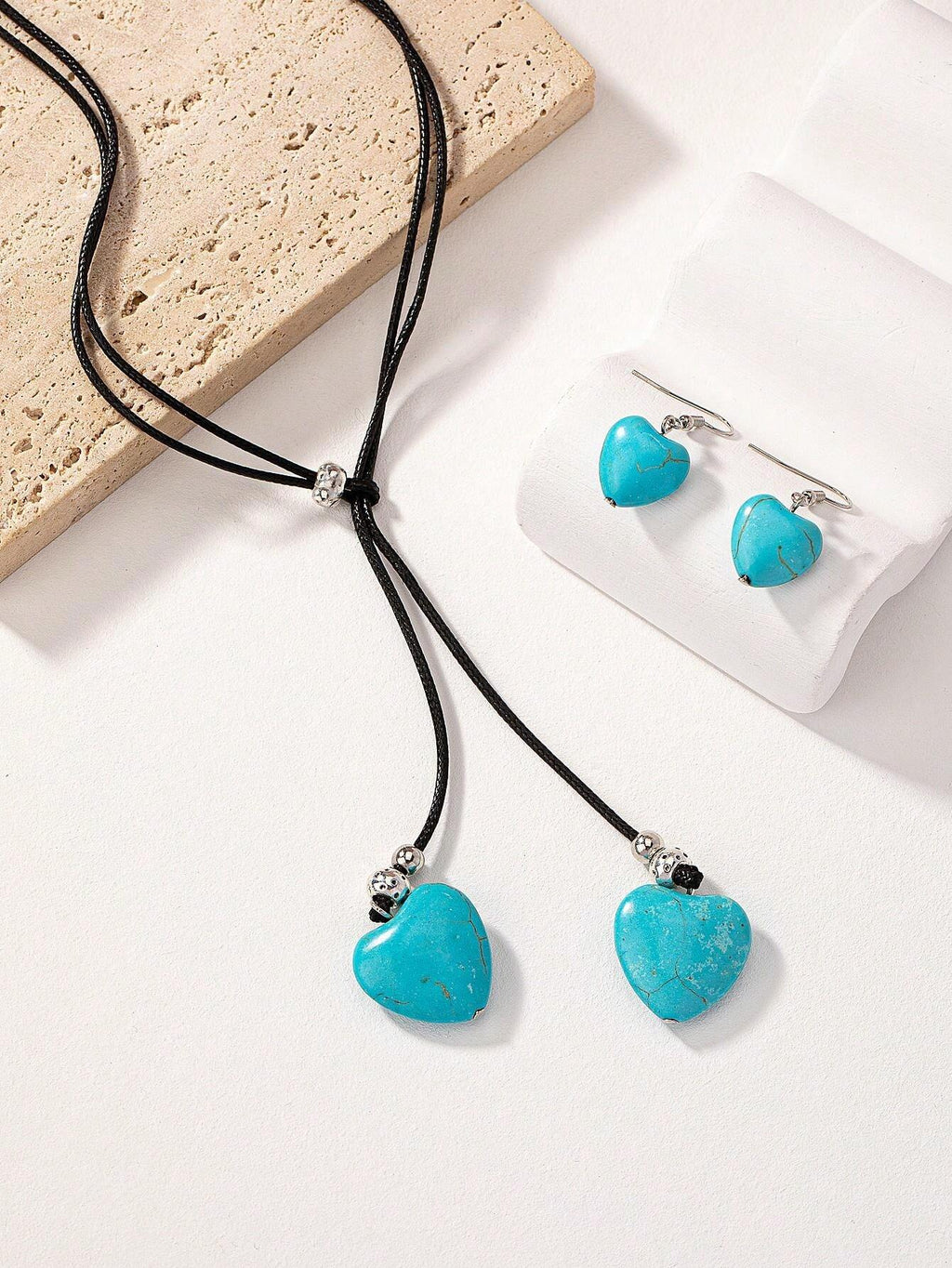 15680 1b-062 Conjunto Bisuteria Vintage 3 Pzas