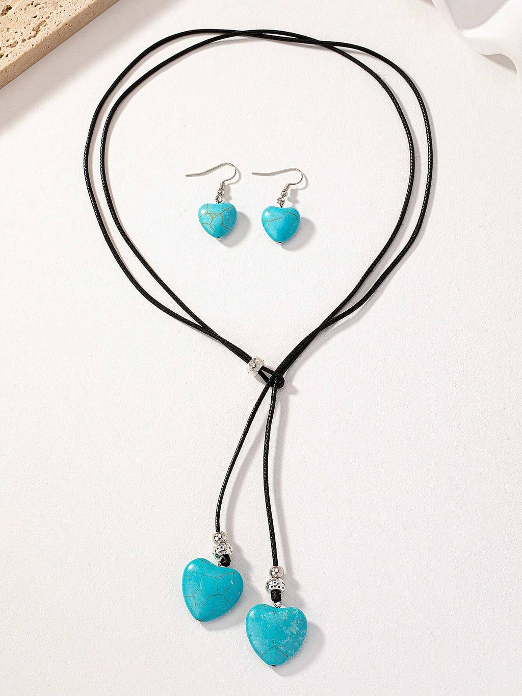 15680 1b-062 Conjunto Bisuteria Vintage 3 Pzas