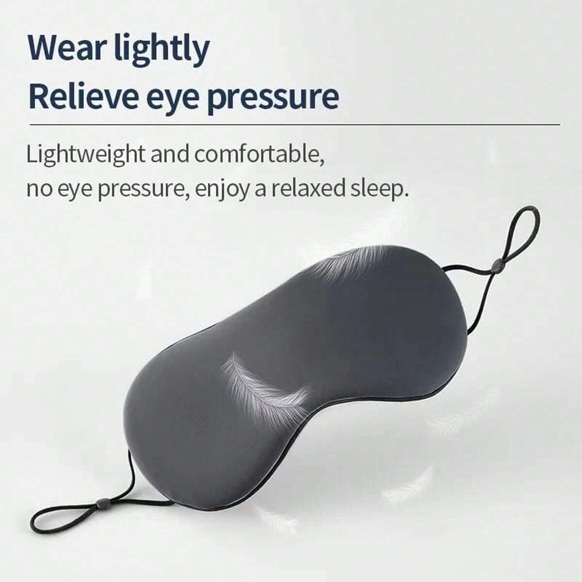11697 1a-051 Una Pieza Gris Máscara De Ojos Para Dormir Edición Coreana