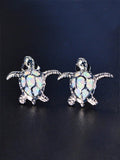 14323 1b-012 Aretes Forma De Tortuga 1 Par