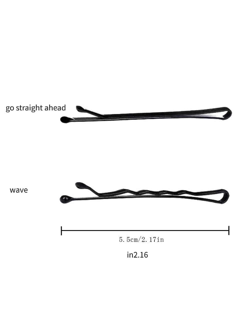 13333 1b-062 Set 50 Pzas Baño Pinzas De Acero Cabello