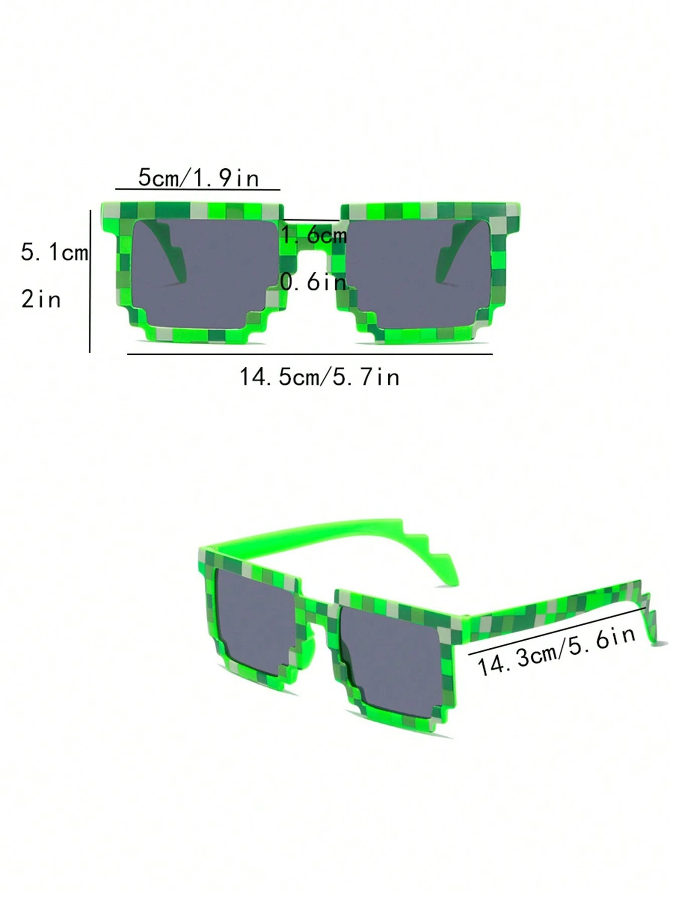 15557 lt-390 Gafas diseño de mosaico para niños 1 Pza