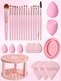 17010 1c-002 Set de brochas de maquillaje 20 Pzas