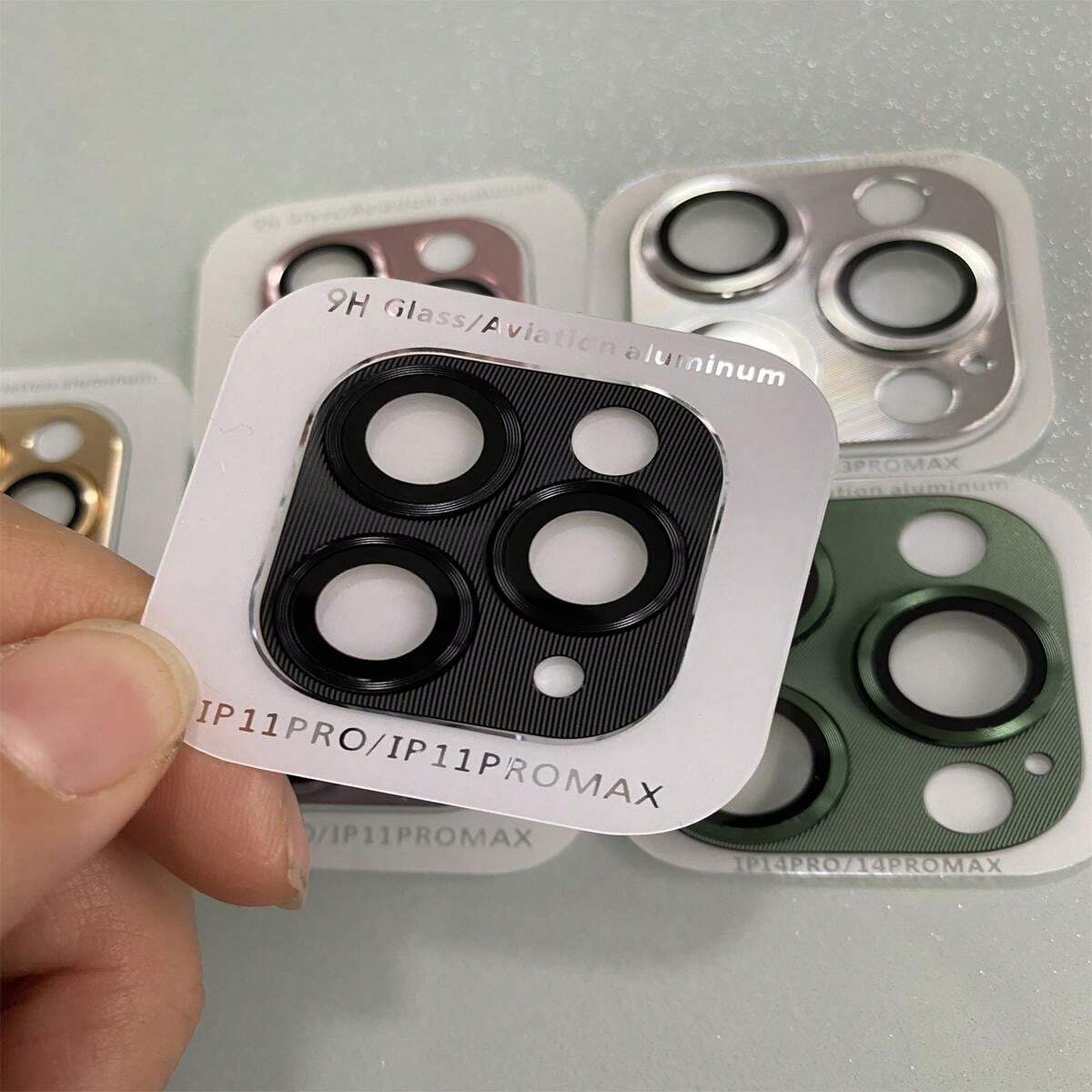 14065 2t-ProCa Protector de lente de vidrio de cámara de metal 1 Pza