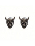 15114 1b-048 Aretes De Espárragos Rojos Fang Y Rakan 2 Pzas