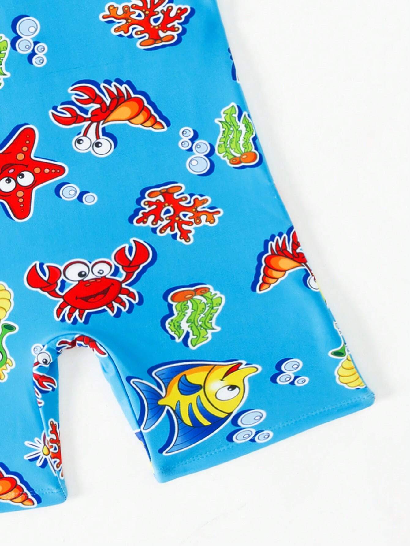 14045 1a-045 Traje De Baño Estampado De Peces 1 Pza