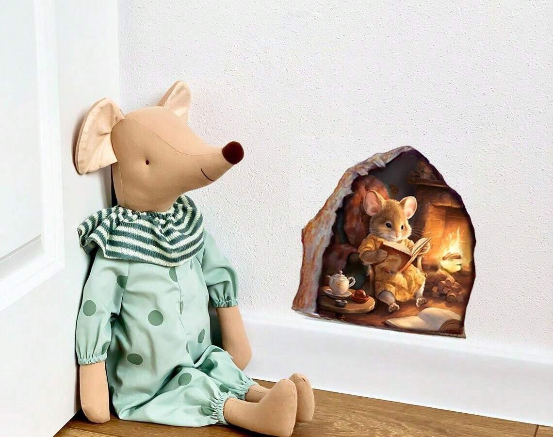 12464 1b-042 Divertidos Adhesivos De Pared  1 pza