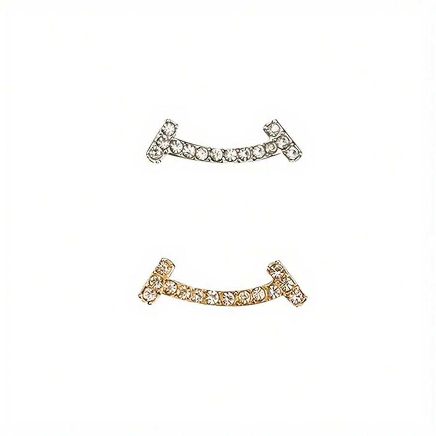 11101 1b-058 Hebilla Exquisita Con Diamantes 1 Pza