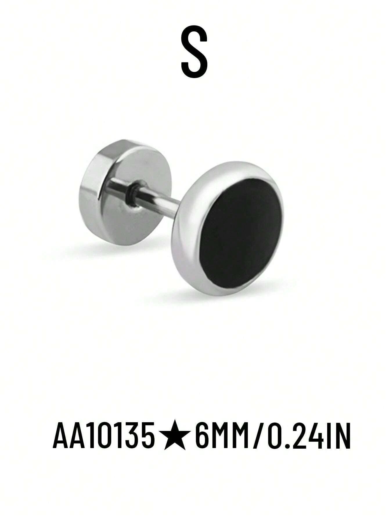 15116 1b-036 Aretes Redondos 2 Pzas