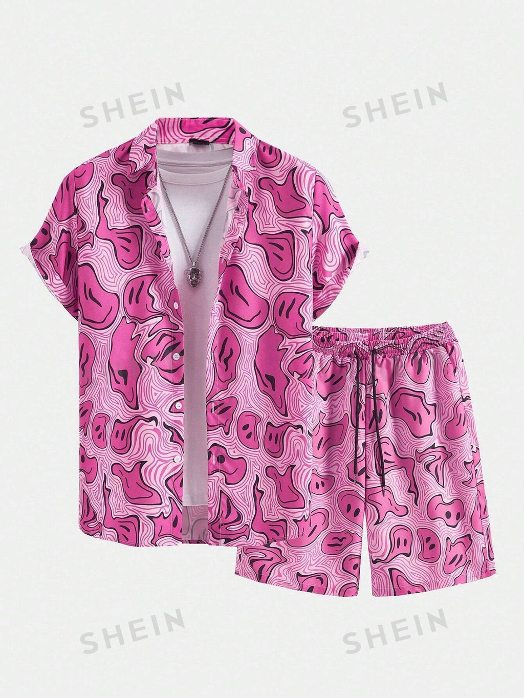 17462 2c-282 Conjunto de camisa & Short