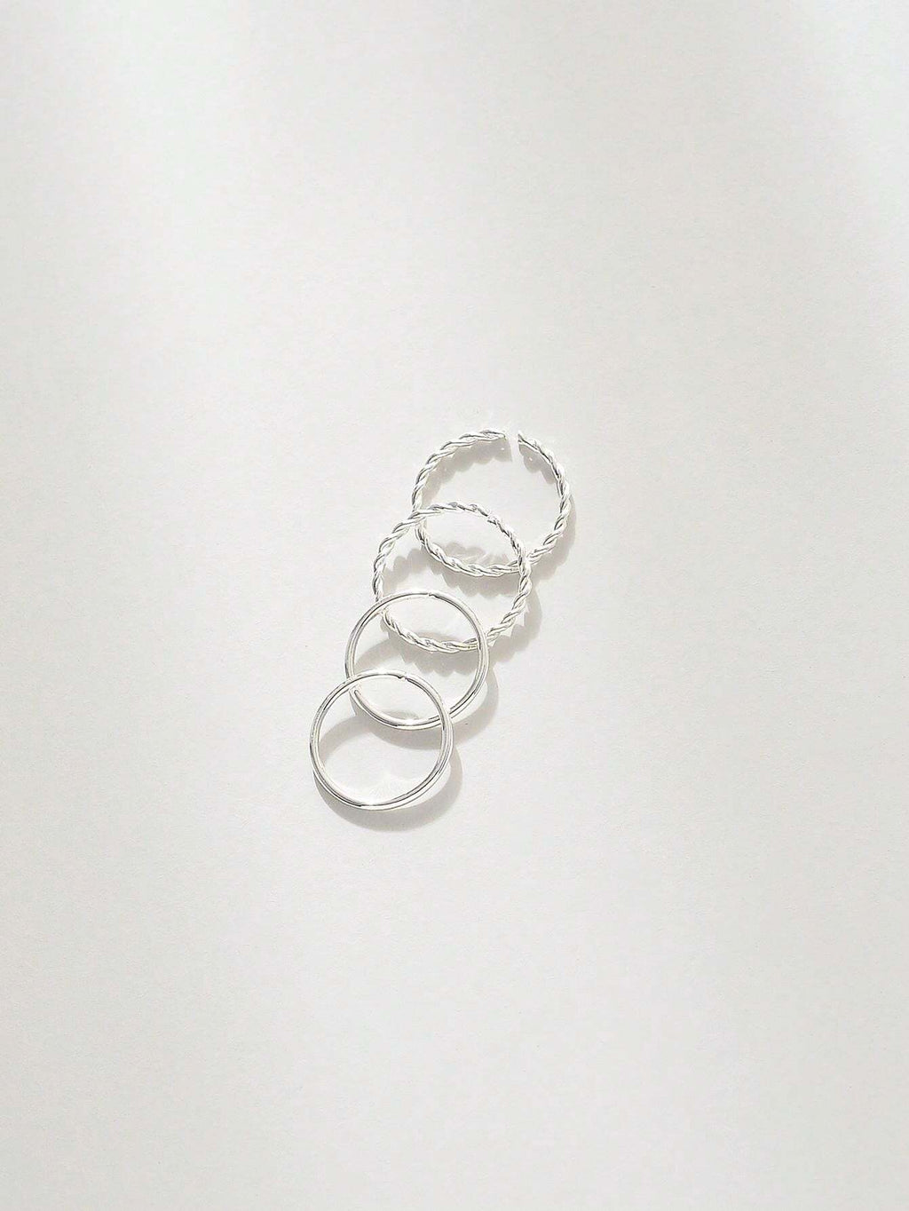 11638 1b-010 4 Piezas/conjunto Conjunto De Anillo De Dedo Del Pie Para Mujer De Estilo Minimalista Y De Moda