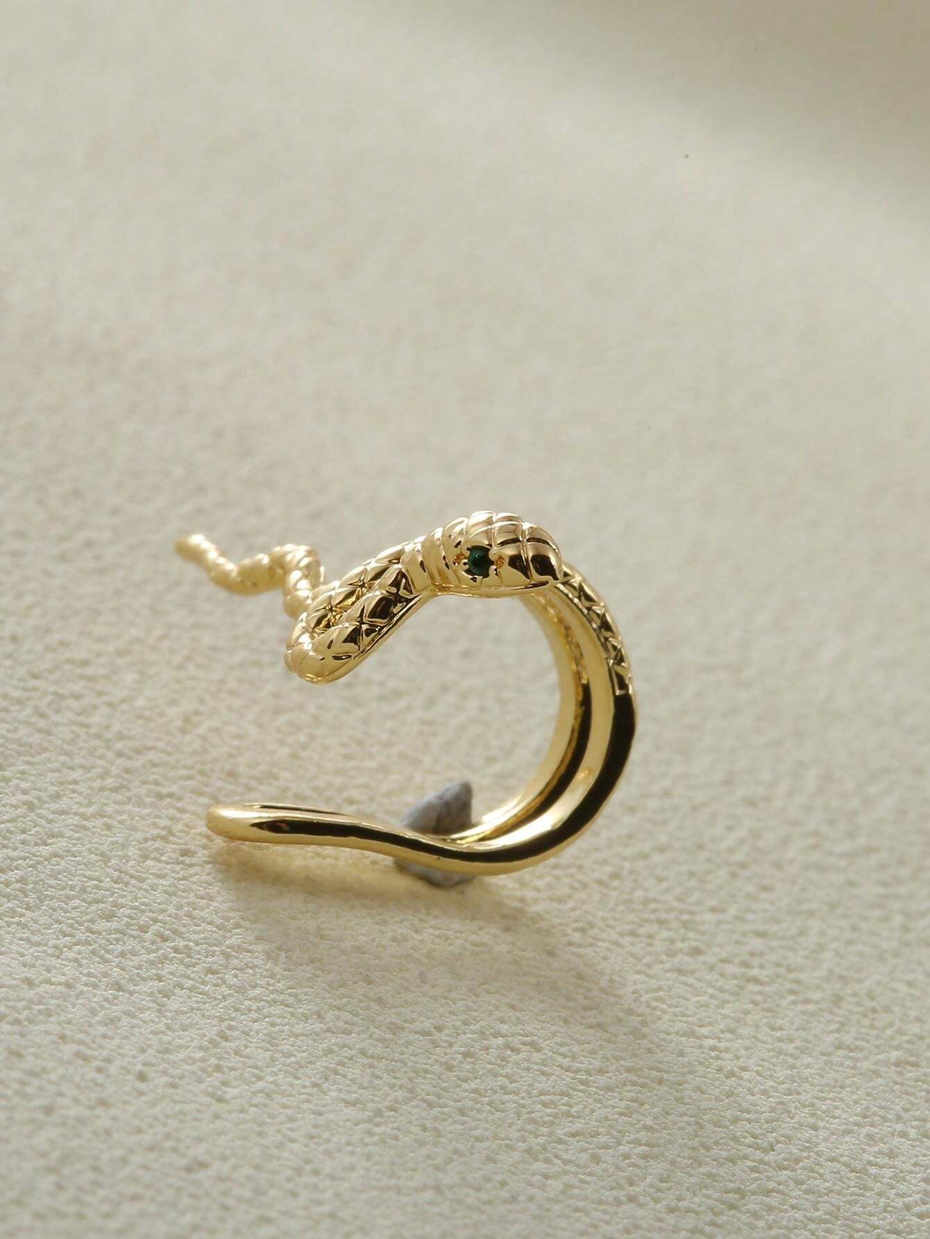 14305 1b-05-07 Ear Cuffs Diseño Serpiente 1 Pza