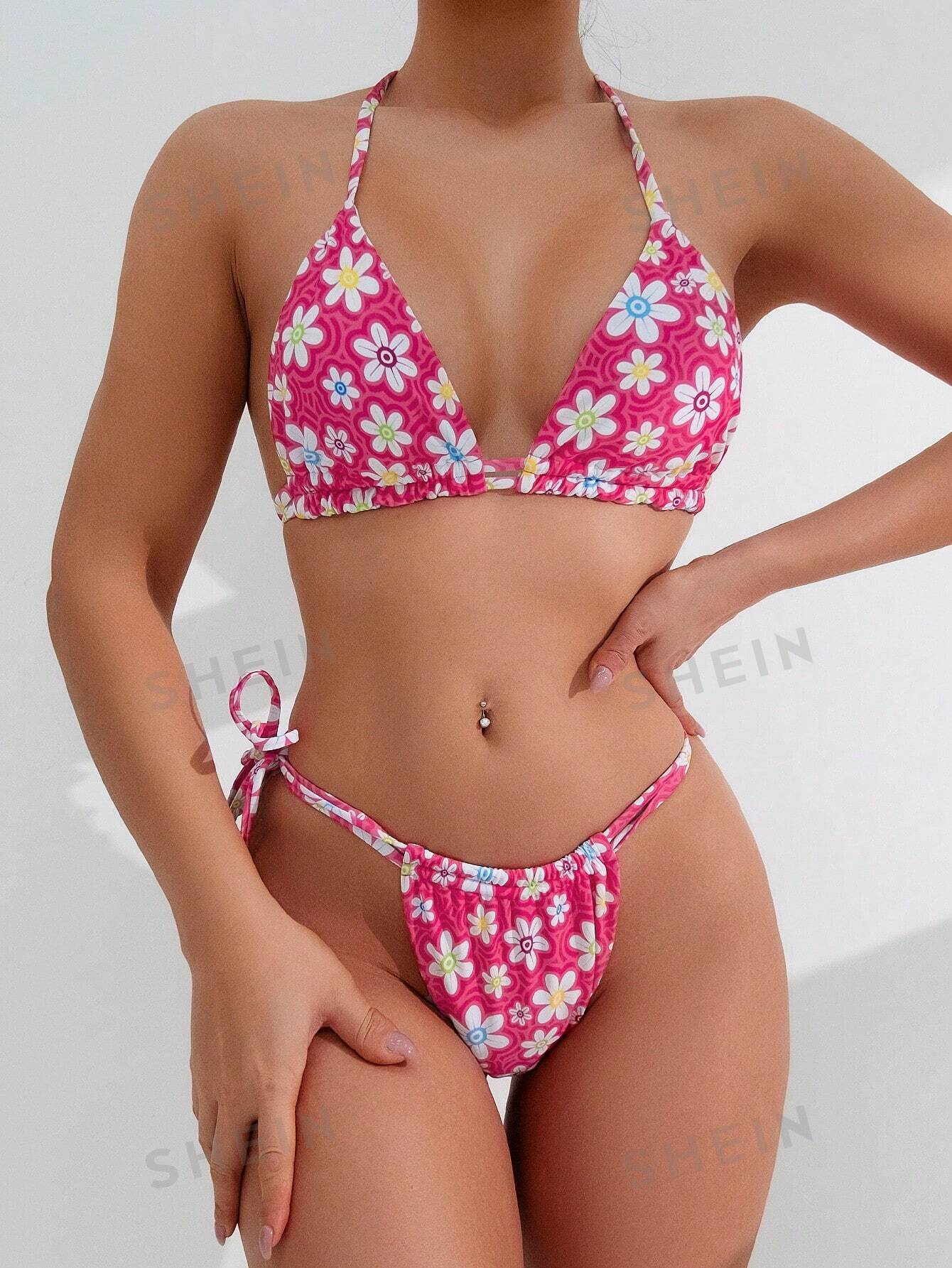 13033 1t-010 Bikini Floral 2 Pzas