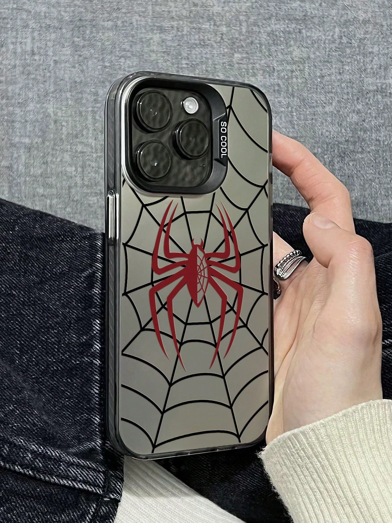 17449 1b-036 Funda Diseño De Araña 1 Pza