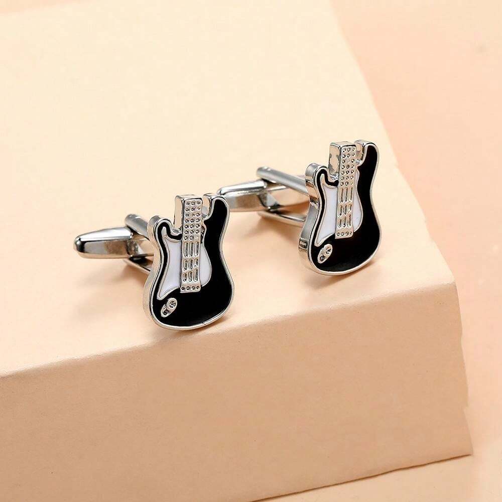11103 1b-074 Gemelos Diseño De Guitarra 2 Pzas