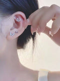 18877 1b-058 Pendientes de mariposa 3 Pares