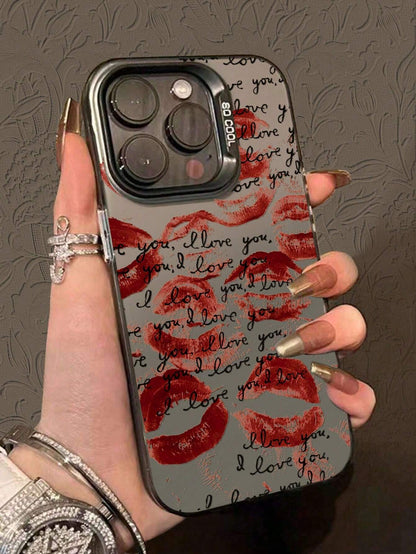 17450 1b-036 Funda de teléfono diseño labios 1 Pza