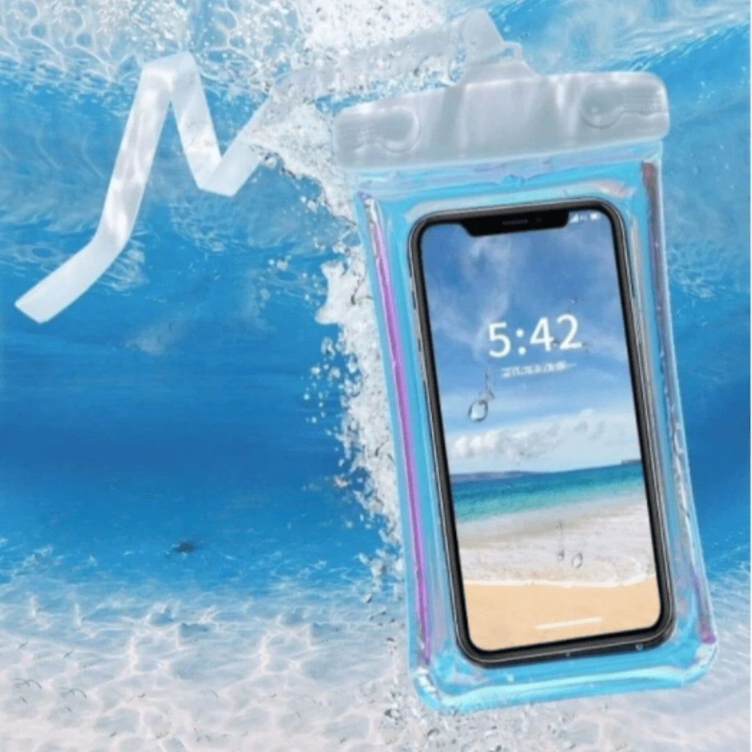 10113 2t-338 Una Pieza Bolsa De Teléfono Impermeable Luminosa