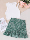 15841 1t-007 Conjunto casual de dos piezas