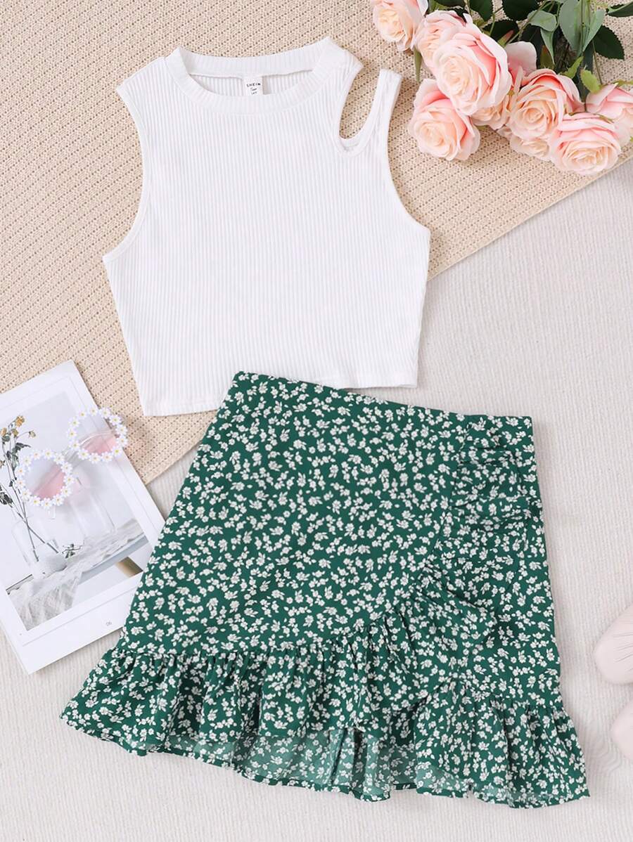 15841 1a-045 Conjunto casual de dos piezas