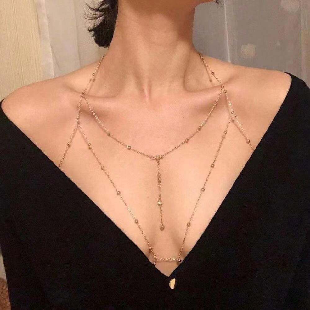 10269 1b-001  Cadena de pecho Cadena para cuerpo europeo