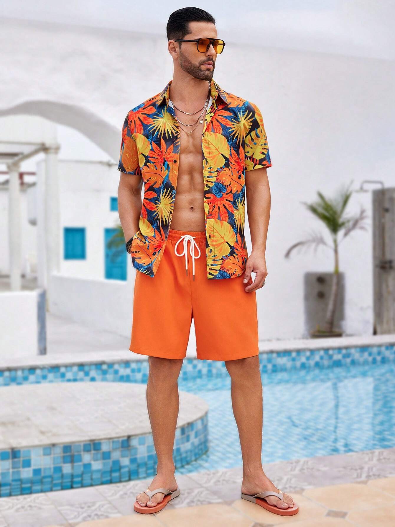 12884 2a-03-21 Camisa Tropical 1 Pza