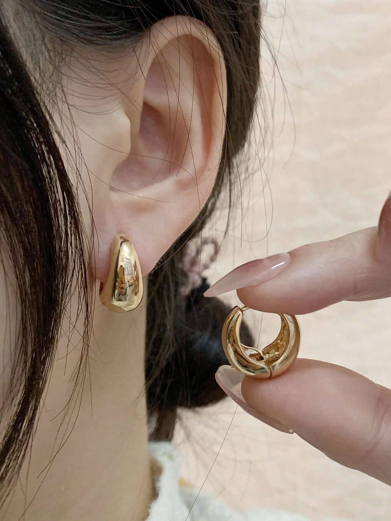 15112 1b-05-17 Pendientes minimalistas 2 Pzas