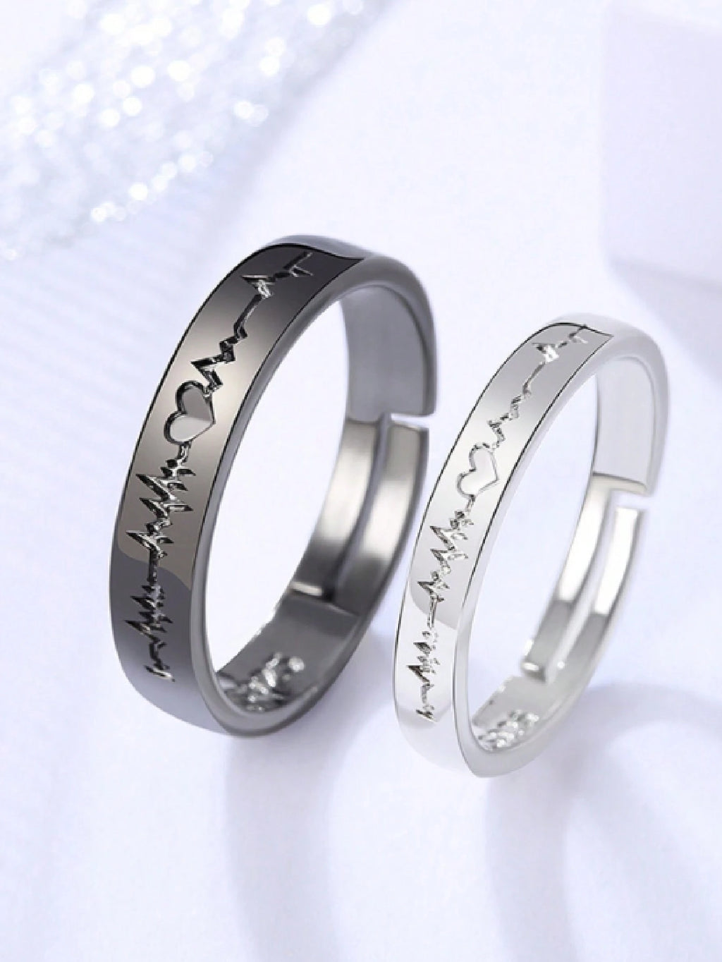 14996 1b-024 Anillos De Pareja 2 Pzas