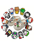 15460 1b-01-01 Pines Diseño Gatitos Halloween 18 Pzas