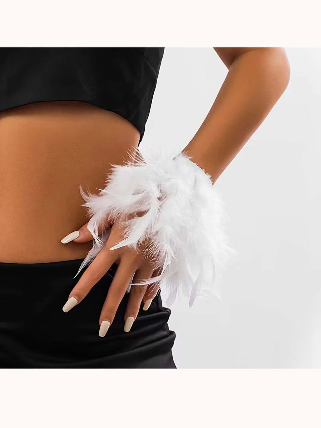 13346 1a-007 Una Pieza De Pulsera De Pluma