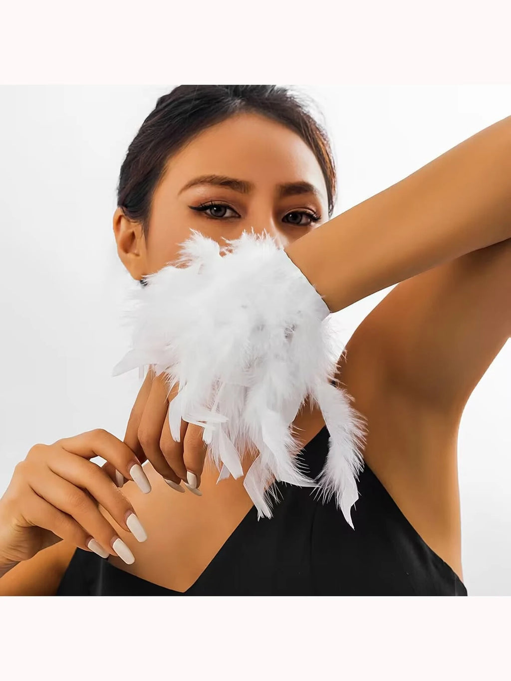 13346 1a-007 Una Pieza De Pulsera De Pluma