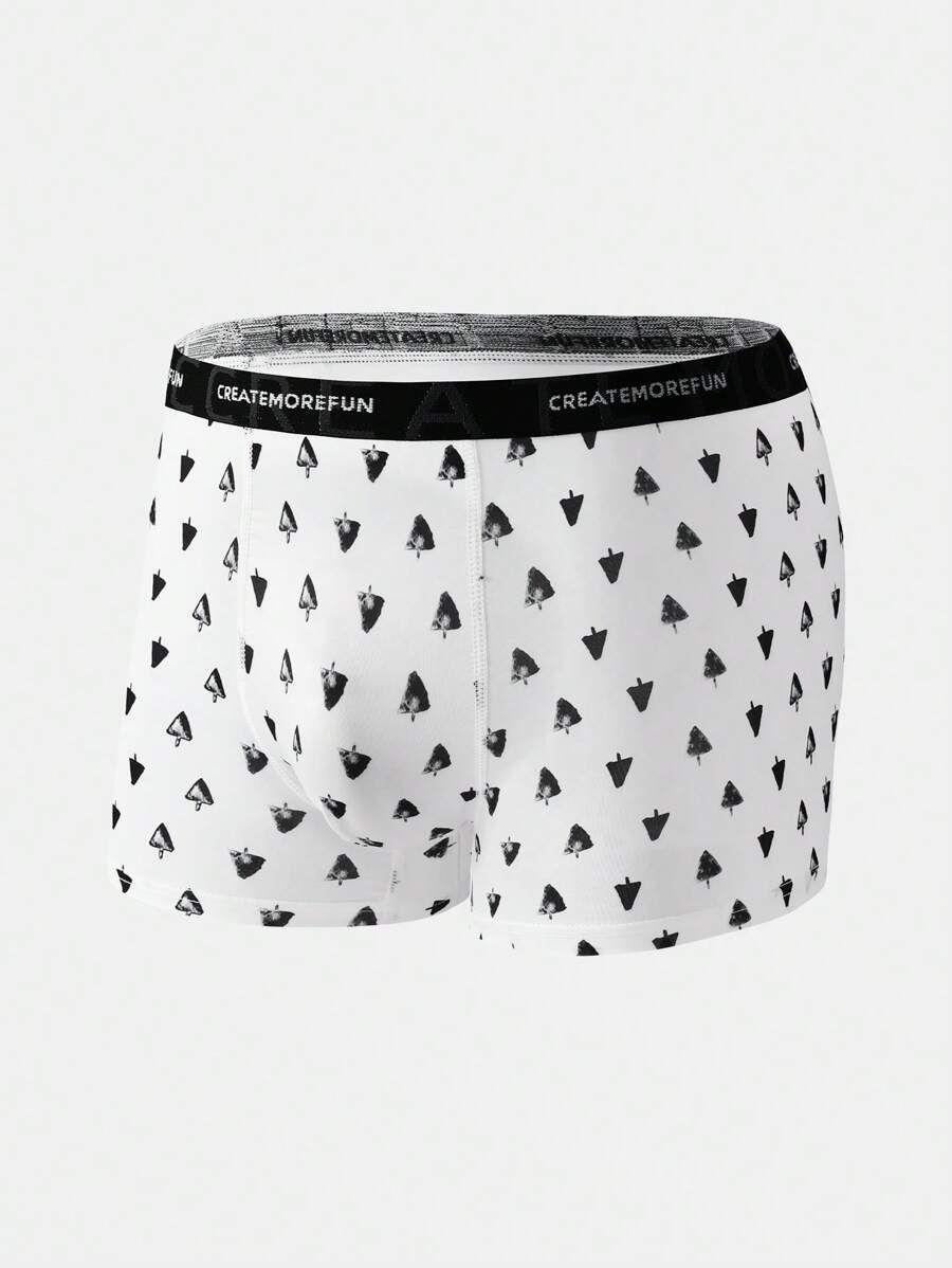 13884 1a-072 Bóxer 1 PIEZA Cortos Para Hombre Impresos