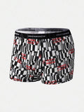 13884 1a-072 Bóxer 1 PIEZA Cortos Para Hombre Impresos