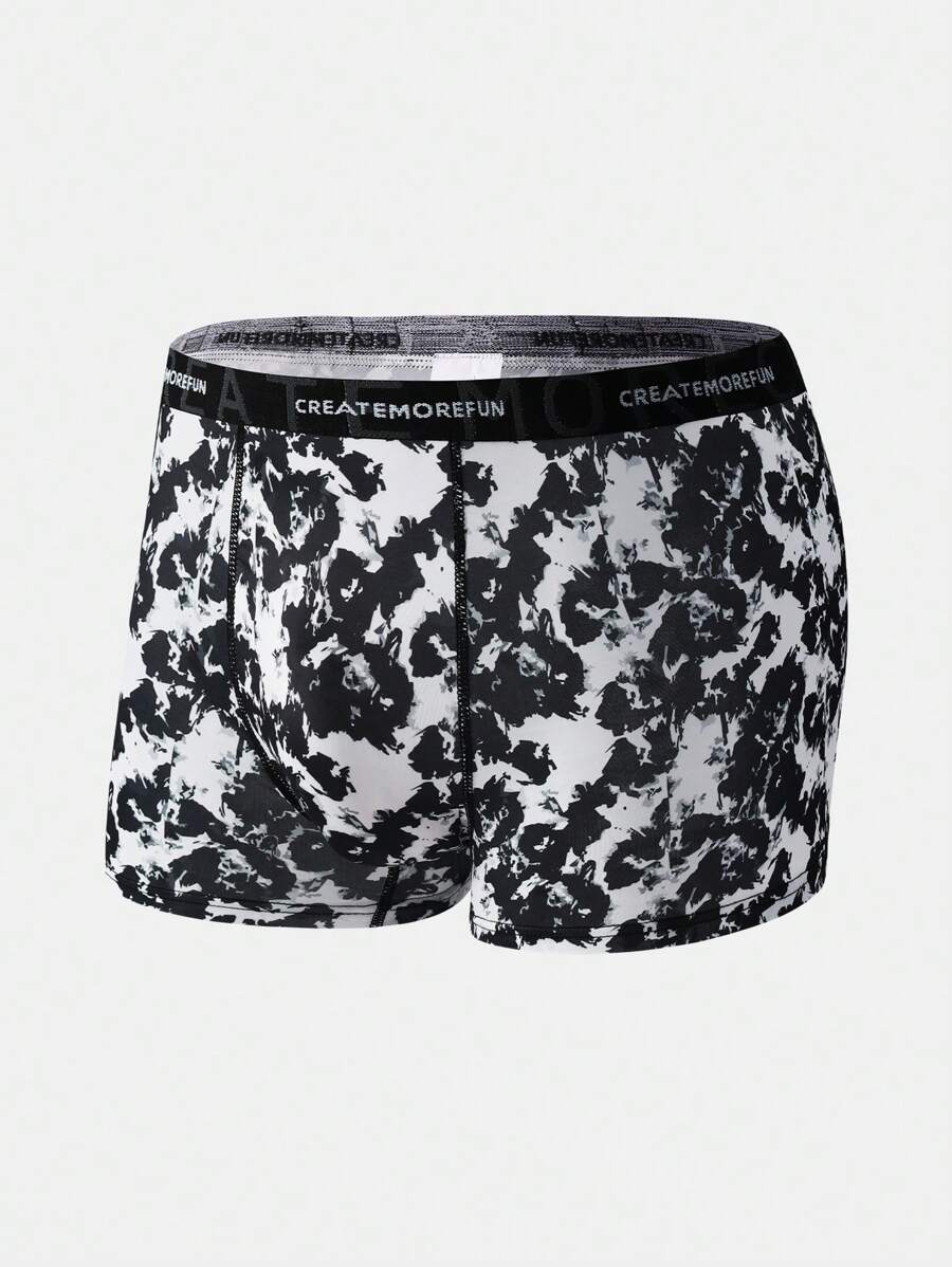 13884 1a-072 Bóxer 1 PIEZA Cortos Para Hombre Impresos