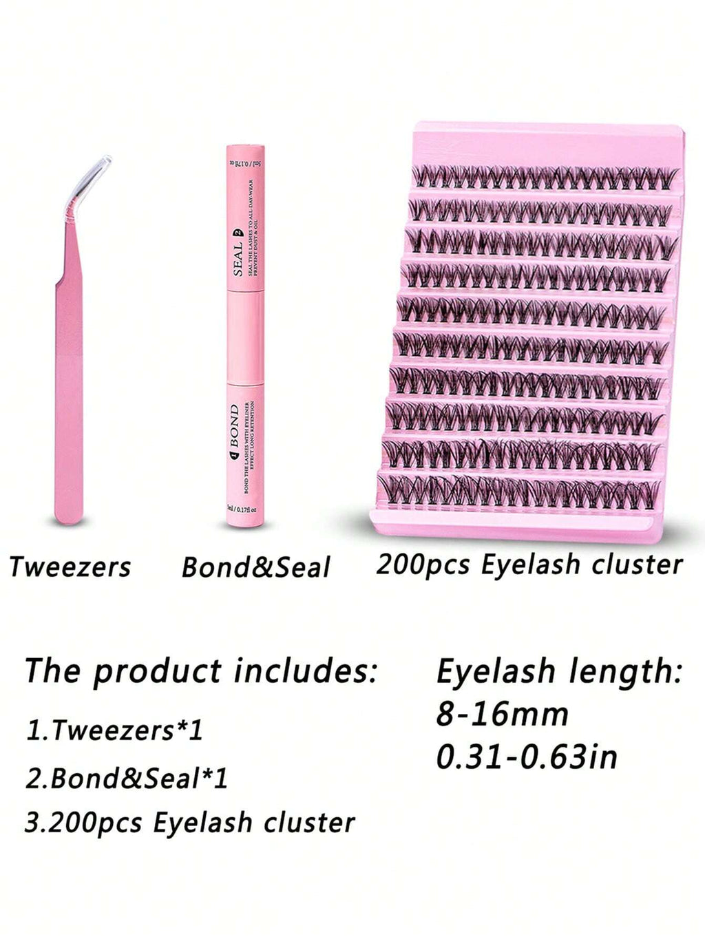 17390 1b-015 Kit de extensión de pestañas