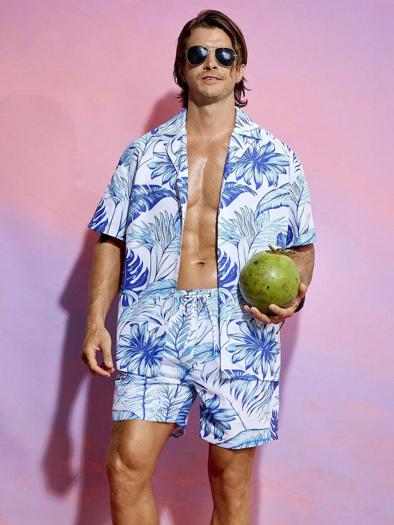 12586 2c-282 Conjunto de playa para hombre 2 Pzas