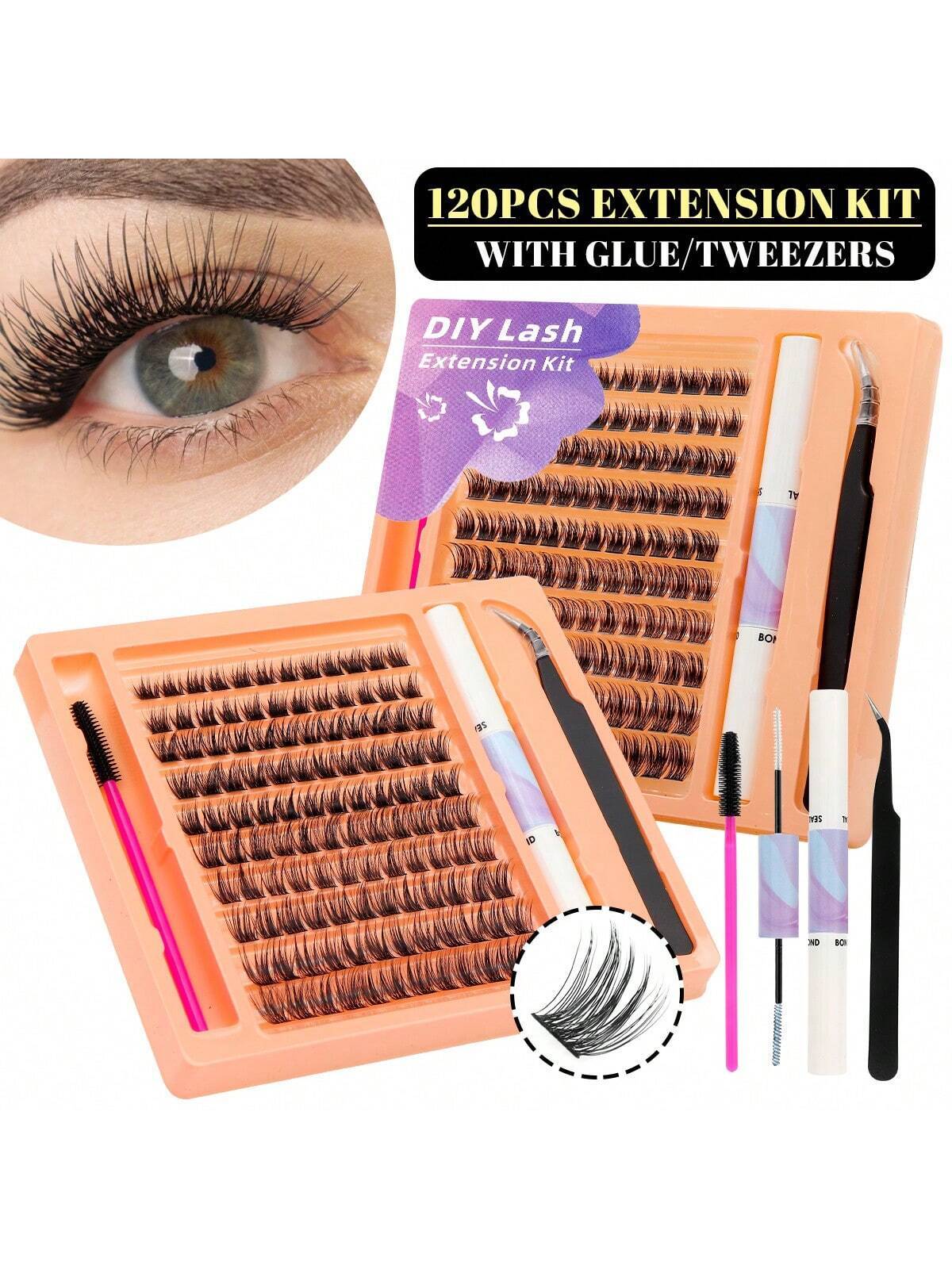 17394 1b-015 Kit de extensiones de pestañas