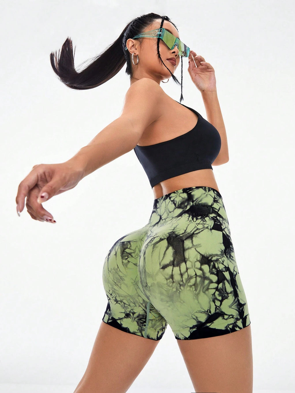 13216 1a-082 Short Deportivos De Tie-dye 1 za