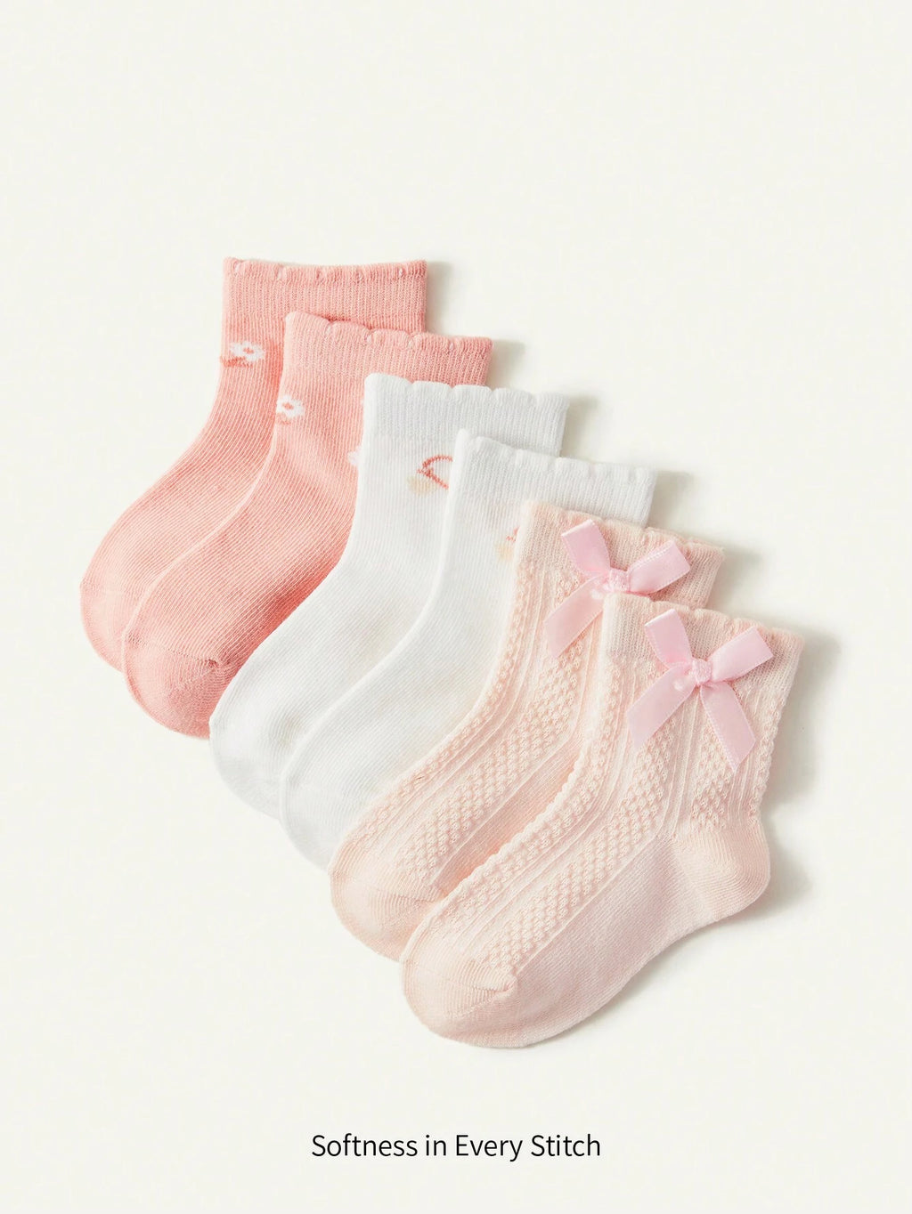 16645 1a-007 Calcetines De Bebé 3 Pzas