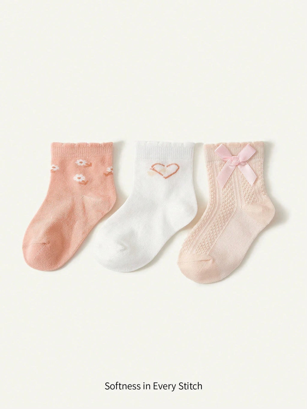 16645 1a-007 Calcetines De Bebé 3 Pzas