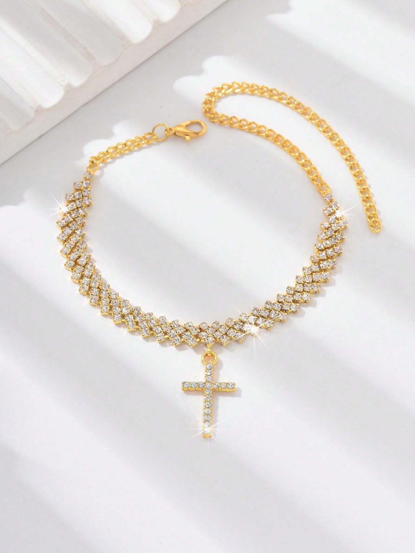 13256 1b-014 Tobillera de cruz 1 Pza