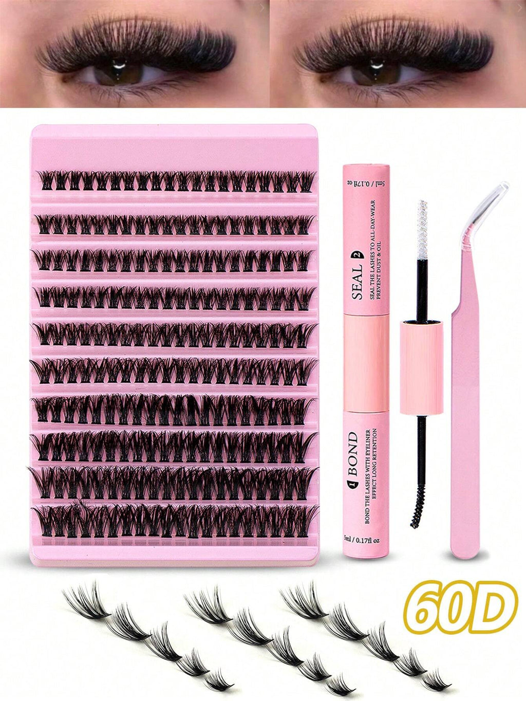 17389 1b-015 Kit de extensión de pestañas DIY