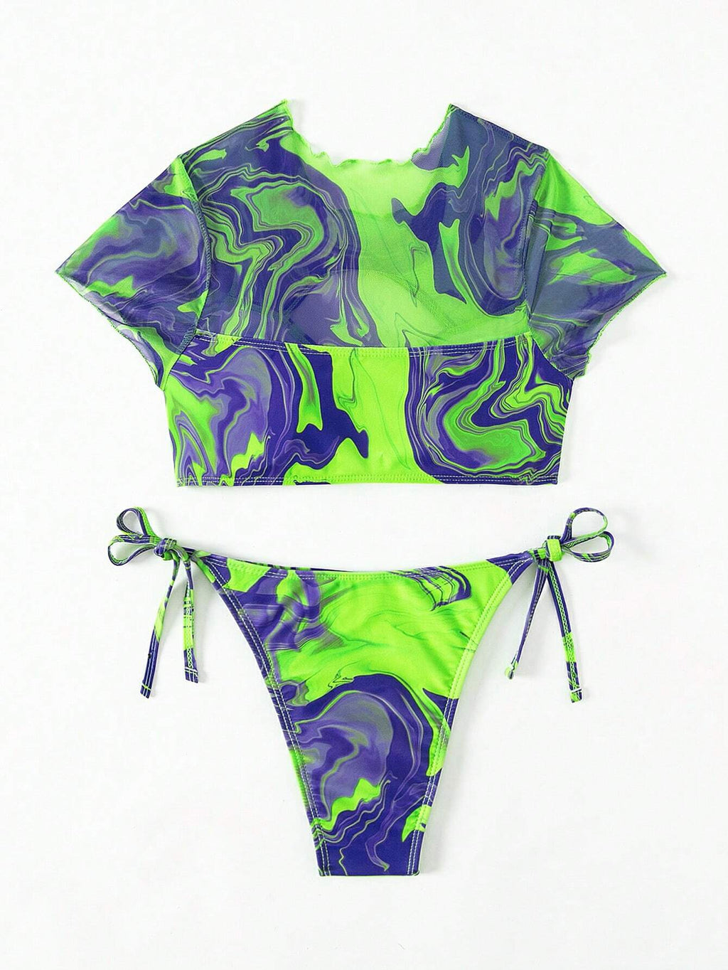 12390 1t-010 Conjunto de traje de baño sexy para damas 3 Pzas