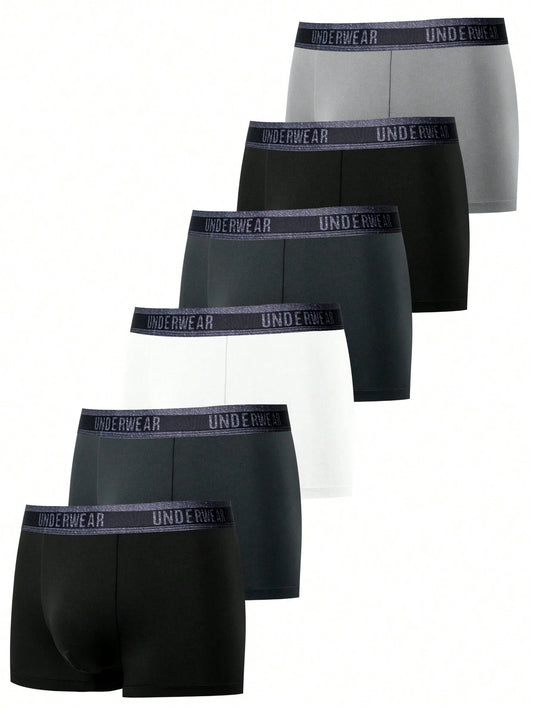 14238 1a-095 Boxer de algodón hombres 6 Pzas