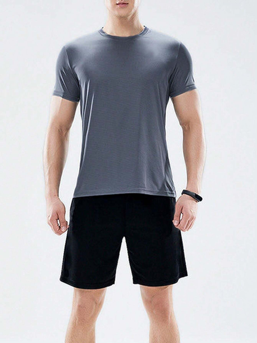 19114 1t-006 Camiseta deportiva de estilo novio para hombre