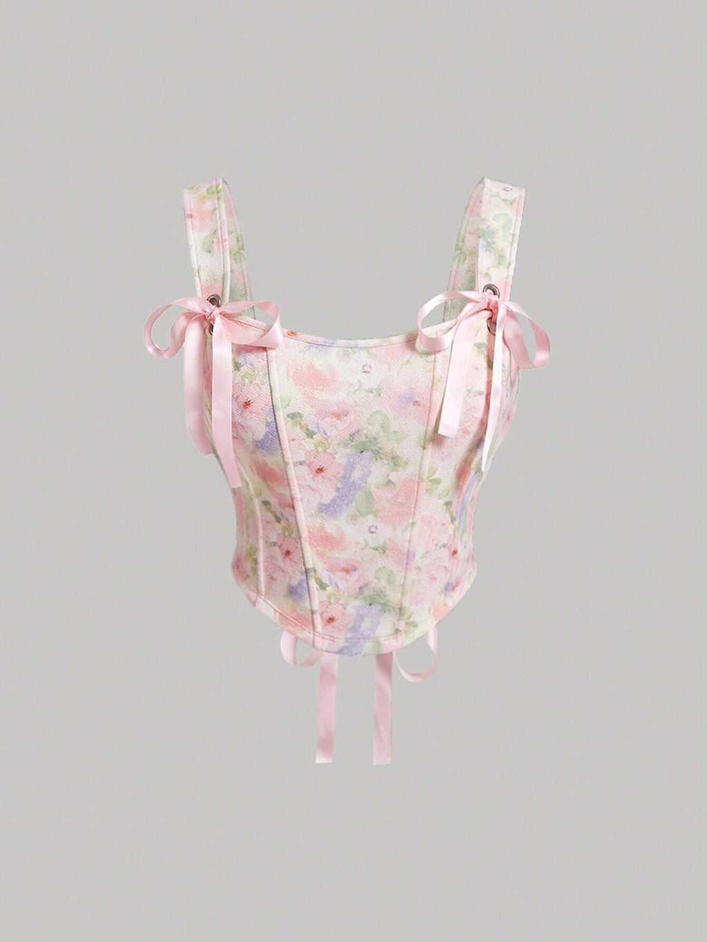 19263 1a-031 Top rosa con estampado de flores degradado 1 Pza