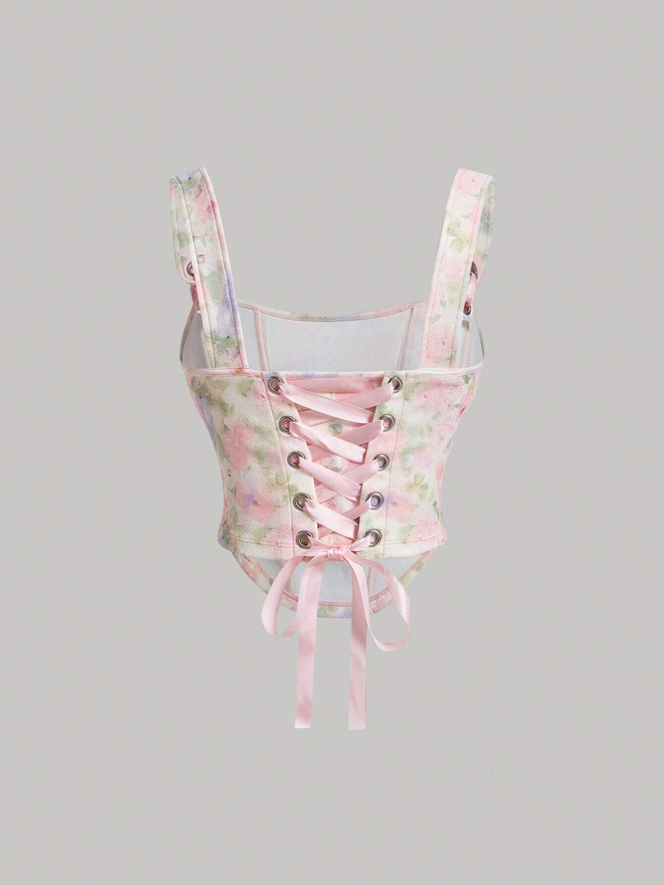19263 1a-031 Top rosa con estampado de flores degradado 1 Pza