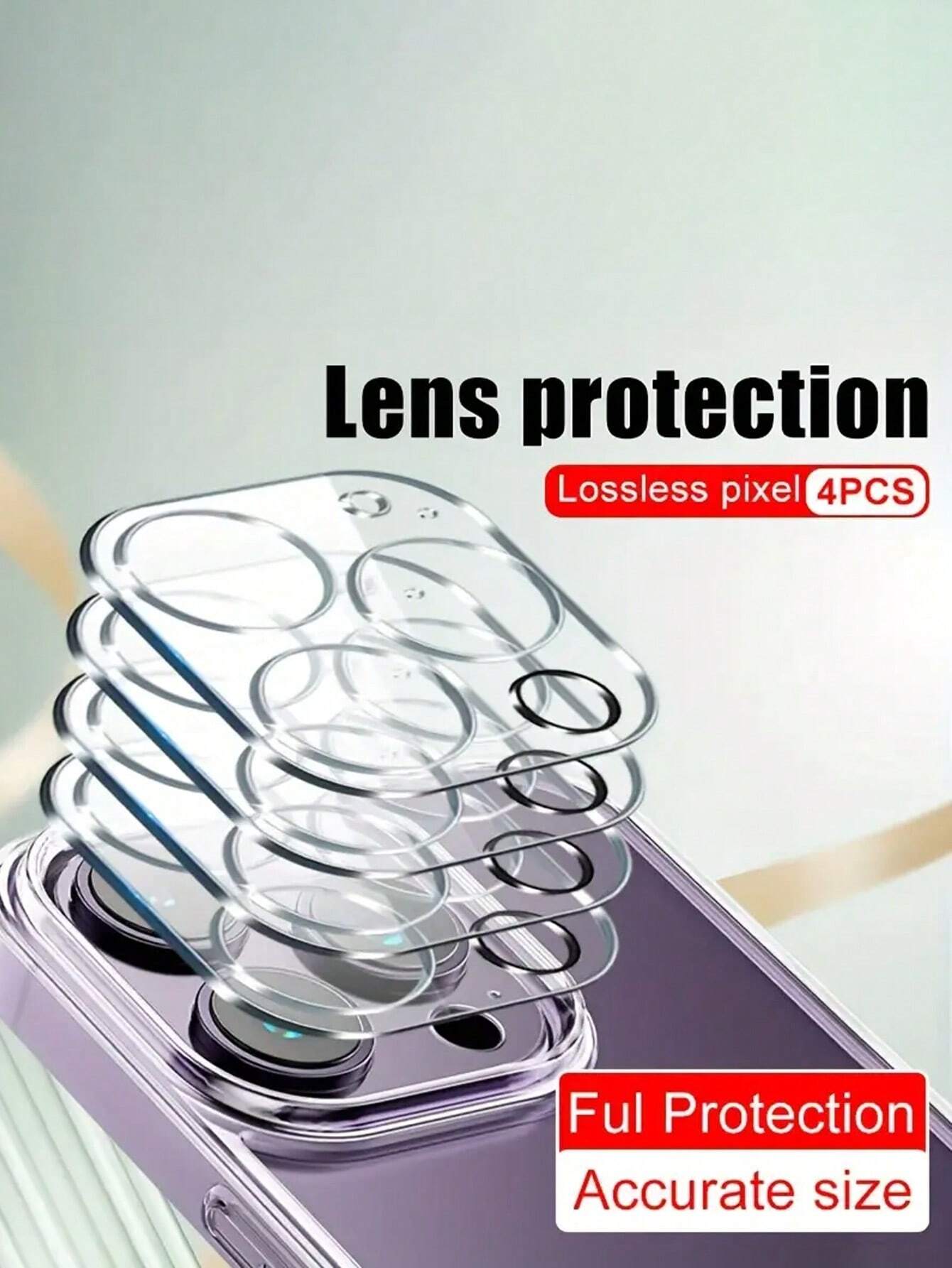 14072 2t-ProCa Protector de lente de cámara 4 Pzas