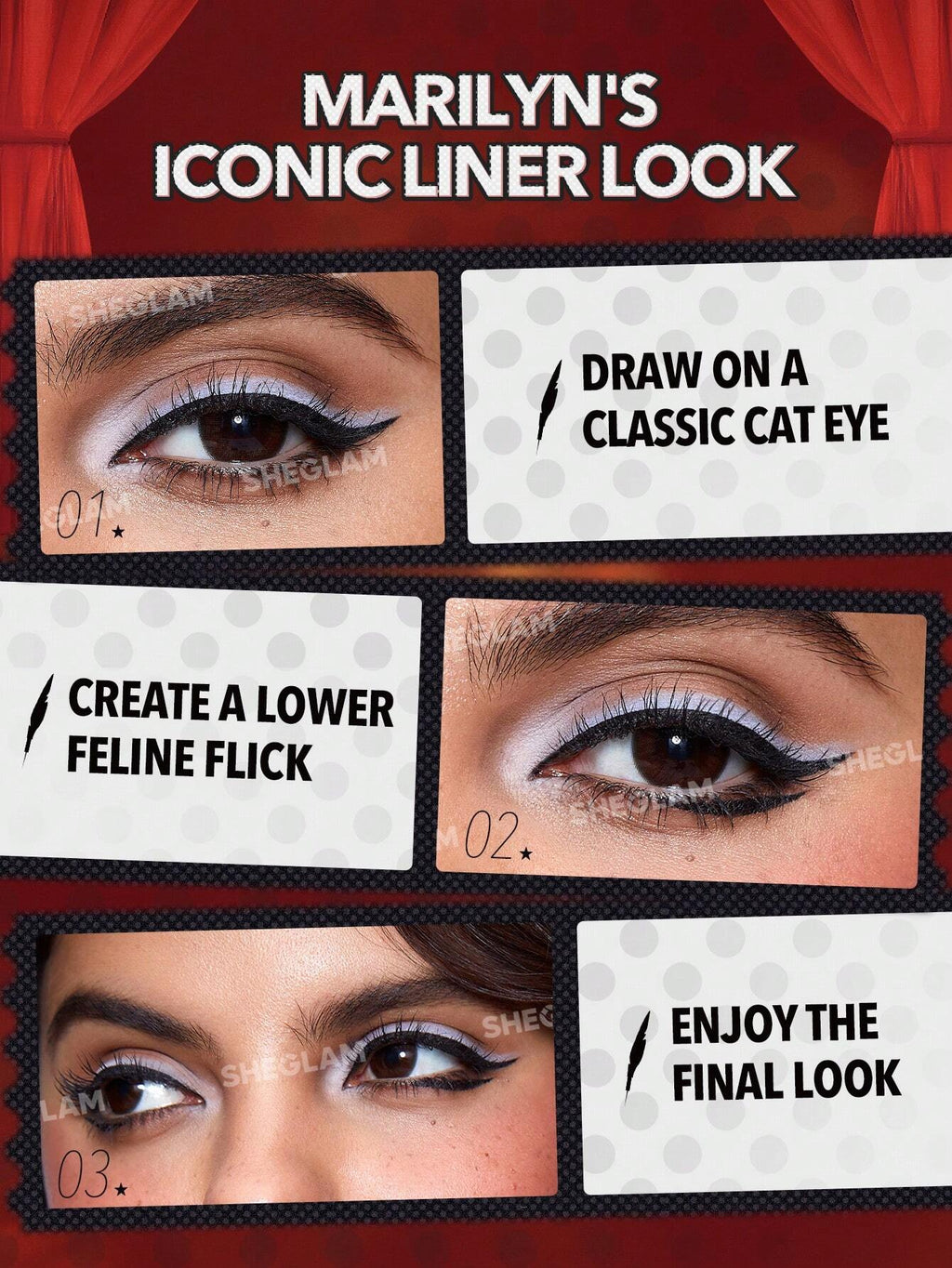 17961 1b-053 SHEGLAM Delineador De Ojos LíQuido A Poet'S Lover 1 Pza